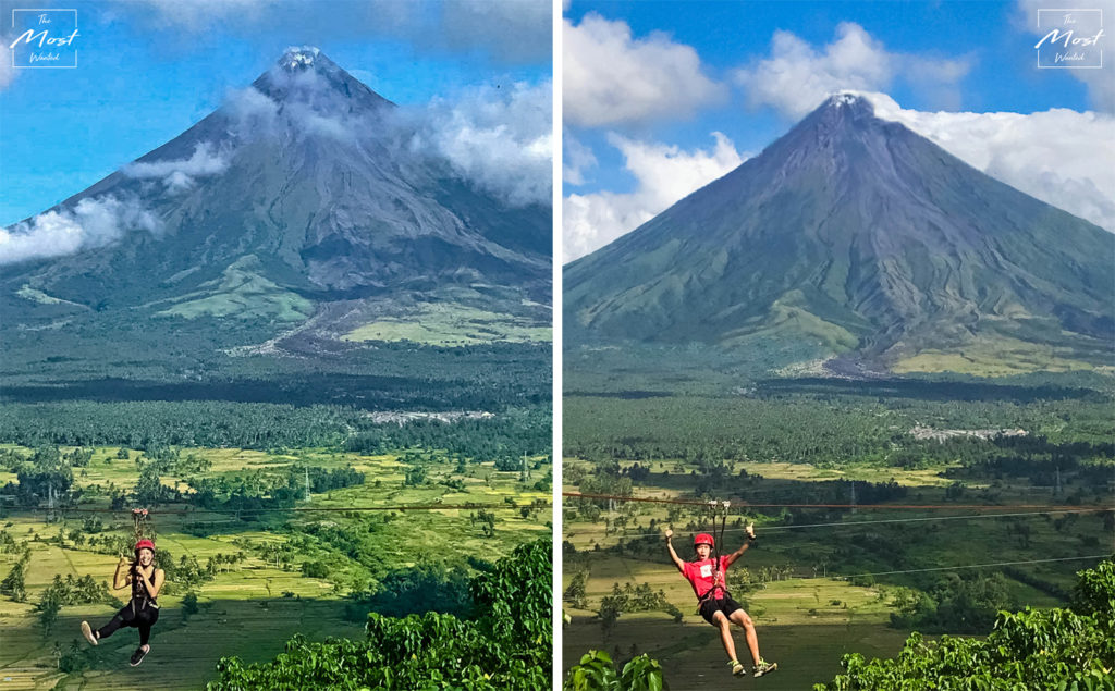 Lignon Hill Zipline Mayon Volcano