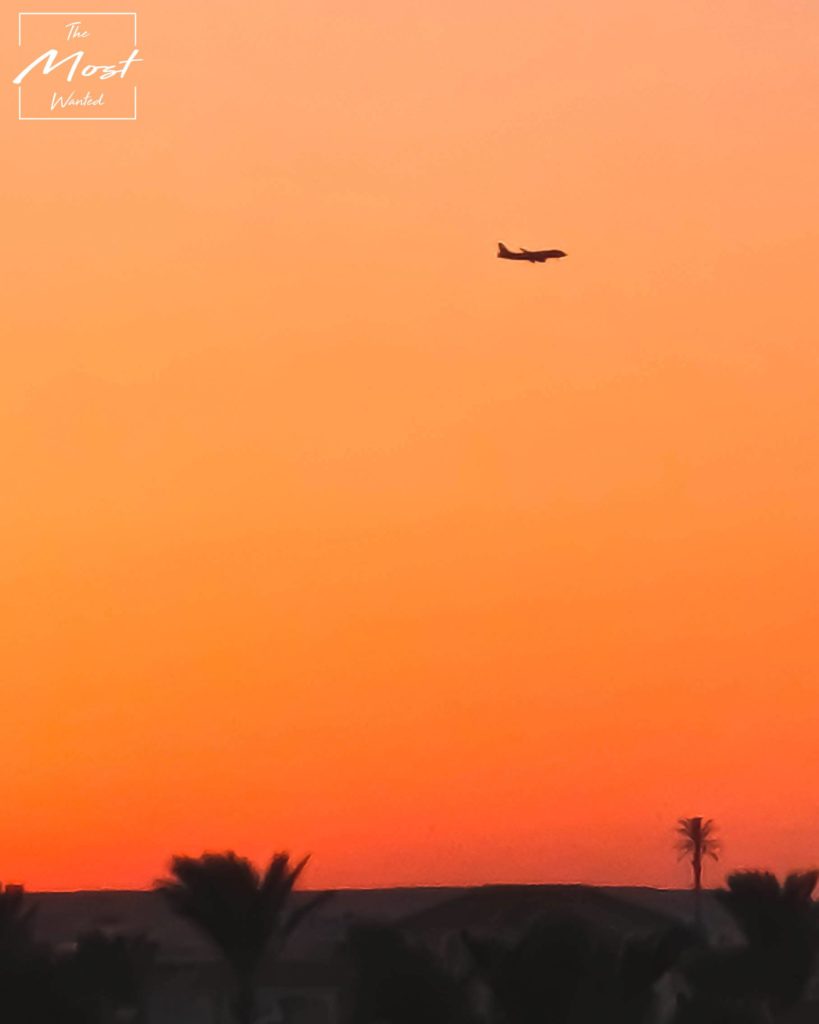 Sunset Plane Hurghada