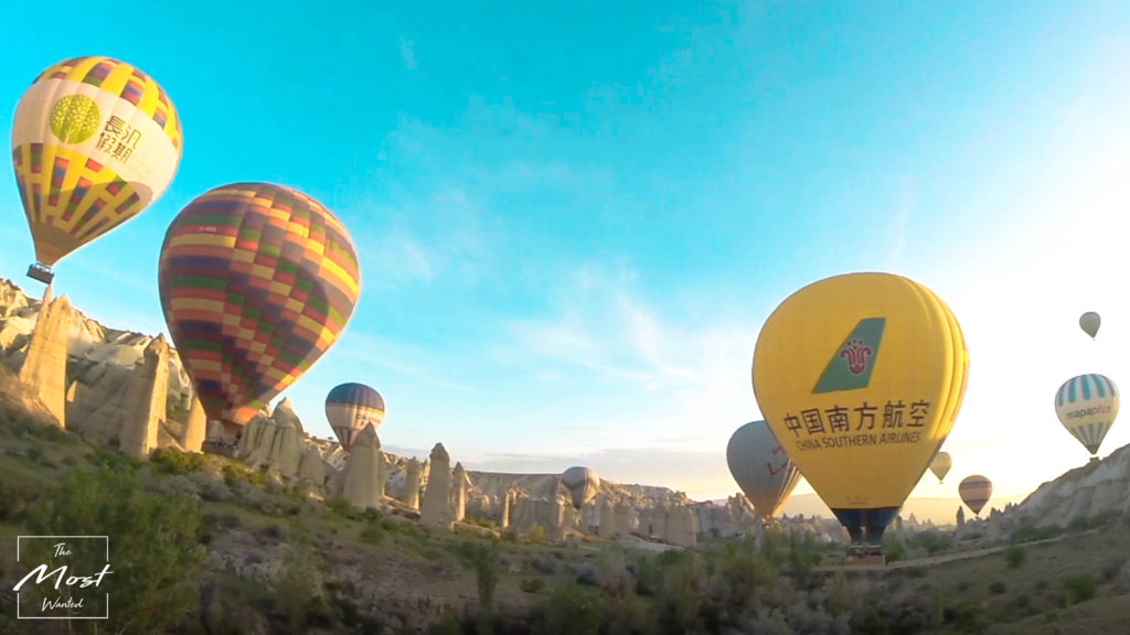 Hot Air Balloon in Beautiful Cappadocia Sunrise