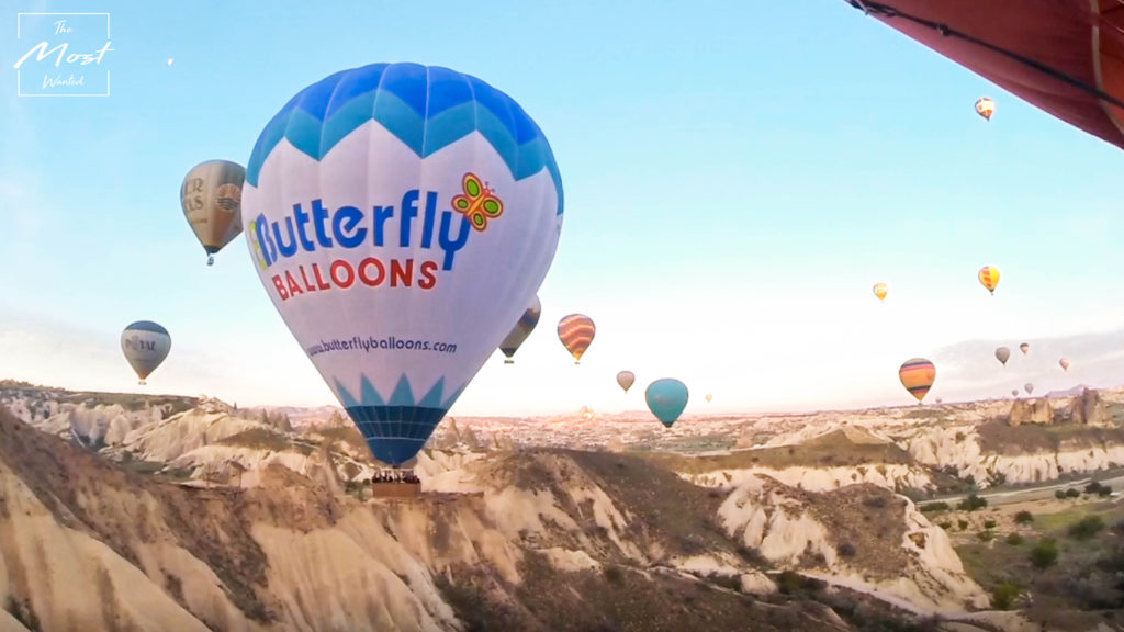 Hot Air Balloon in Beautiful Cappadocia Sunrise